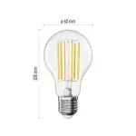 Żarówka LED Filament A60 A CLASS/ E27 / 7,2 W (100 W) / 1521 lm / ciepła biel