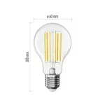 Żarówka LED Filament A60 A CLASS/ E27 / 7,2 W (100 W) / 1521 lm / neutralna biel