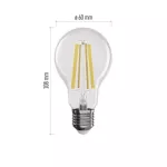 Żarówka LED Filament A60 / E27 / 11W (100W) / 1521 lm / ciepła biel ściemnialna