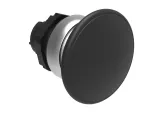 Plastikowy przycisk Ø22mm serii Platinum, grzybkowy, samoczynny powrót, Ø40mm. Czarny