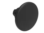 Plastikowy przycisk Ø22mm serii Platinum, grzybkowy, samoczynny powrót, Ø60mm. Czarny