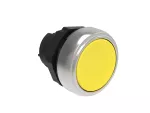 Plastikowy przycisk Ø22mm serii Platinum, kryty, dwustanowy. Żółty