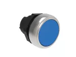 Plastikowy przycisk Ø22mm serii Platinum, kryty, dwustanowy. Niebieski