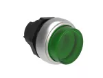 Plastikowy przycisk podświetlany Ø22mm serii Platinum, dwustanowy, wystający. Zielony