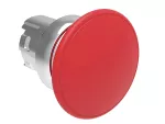 Metalowy przycisk Ø22mm serii Platinum, grzybkowy, samoczynny powrót, Ø40mm. Czerwony