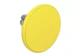 Metalowy przycisk Ø22mm serii Platinum, grzybkowy, samoczynny powrót, Ø60mm. Żółty