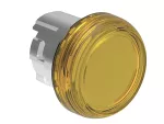 Metalowa głowica lampki Ø22mm serii Platinum, żółta, bez adaptera montażowego