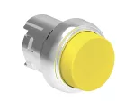 Metalowy przycisk Ø22mm serii Platinum, wystający, dwustanowy. Żółty