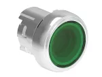 Metalowy przycisk podświetlany Ø22mm serii Platinum, dwustanowy, kryty. Zielony