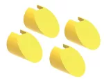 Zestaw 4 zatyczek otworów śrubowych do obudów LPZP, żółte
