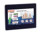 Panel operatorski HMI, wyświetlacz TFT z podświetleniem LCD o przekątnej 7”, 64K, ekran dotykowy, zasilanie 12-24VDC, interfejsy: Ethernet, RS232/RS485/RS422, USB