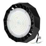 100W HIGHBAY ( Zasilacz SAMSUNG ) / Barwa:6000K / Obudowa: Czarna / Wydajność: 120lm/w / Kąt 90'