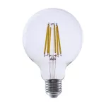 4W G95 Żarówka LED Filament / Klosz Transparentny / Barwa:3000K / Trzonek:E27 / Skuteczność: 210lm/W