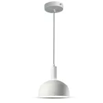 Lampa Wisząca / Regulowany kąt / Klosz: Aluminium / Trzonek:E14 / Biały