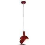 Lampa Wisząca / Regulowany kąt / Klosz: Aluminium / Trzonek:E14/ Czerwony