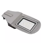 30W Lampa uliczna LED z czujnikiem / Barwa: 6400K / Obudowa: Szara