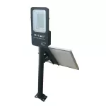 50W Solarna lampa uliczna / Barwa:4000K / Obudowa: Czarna