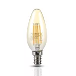 4W C35 Żarówka LED Filament / Klosz: Bursztynowy / Barwa:2200K / Trzonek:E14 7113