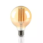 7W G95 Żarówka LED Filament / Klosz Bursztynowy / Barwa:2200K / Trzonek:E27 7147