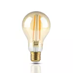 12.5W A70 Żarówka LED Filament / Klosz Bursztynowy / Barwa:2200K / Trzonek:E27