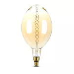 8W Żarówka dekoracyjna LED BF180 / Klosz: Bursztynowy / Barwa:2000K / Ściemniana / Trzonek:E27 7463