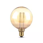 4W G125 Żarówka LED Filament / Klosz Bursztynowy / Barwa:1800K / Trzonek:E27 7475
