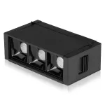 3*1W Punkt świetlny LED MAGNETIC / Barwa:3000K / Czarny / IP20 / Zasilanie:24V