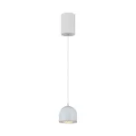 Lampa Wisząca LED / Włącznik dotykowy / Barwa: 3000K / Obudowa: Jasnoszara