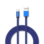 Przewód Mikro USB / 1m / Niebieski