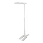 80W Lampa podłogowa LED/ Ściemnianie pokrętłem / Barwa:4000K / Obudowa: Biała 8526