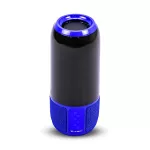 2*3W Głośnik bluetooth z wbudowanym oświetleniem LED /gniazdo USB/slot na kartę micro SD/gniazdo AUX / Niebieski