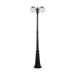 Lampa stojąca LED / Trzonek: E27 / Kula / Kolor: Czarna 11828