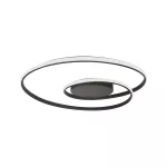 48W Sufitowa lampa LED / Wymiary:600x50mm / Barwa: 4000K / Obudowa: Czarna / Ściemniana