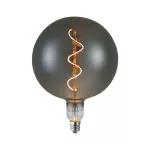 4W G200S Żarówka LED Filament spiralny / Barwa: 2700K / Szkło: Przydymione