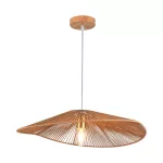 Dekoracyjna lampa sufitowa drewniana - D600*H120 - E27