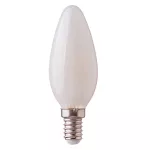 4W Żarówka LED Filament / Klosz: Mleczny / Barwa:6400K / Trzonek:E14
