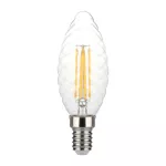 4W Twist C35 Żarówka LED Filament / Barwa:3000K / Ściemniana / Trzonek:E14