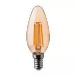 4W C35 Żarówka LED Filament / Klosz: Bursztynowy / Barwa:2200K / Trzonek:E14 217113