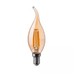 4W C35 Żarówka LED Filament / Klosz: Bursztynowy / Barwa:2200K / Trzonek:E14 217114