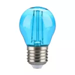 2W G45 Żarówka LED Filament / Niebieski / Trzonek:E27 217412