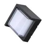 7W Lampa ścienna LED / Barwa:3000K / Obudowa: Czarny / Kwadratowa 218610