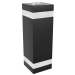 TORRE RING 18W CCT 230V IP54 99x78x240MM CZARNY KWADRATOWA ELEWACYJNA DWUKIERUNKOWE