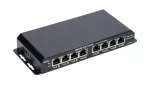 Extralink KRATOS | Switch PoE | 7x Gigabit PoE, 1x Uplink RJ45, Zasilacz 24V 2.5A, Moc 60W