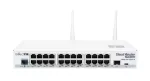 MikroTik CRS125-24G-1S-2HnD-IN | Switch | 24x RJ45 1000Mb/s, 1x SFP, 1x USB, 2,4GHz WiFi