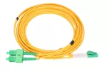 Extralink SC/APC-LC/APC | Patchcord | Jednomodowy, Duplex, 9/125um, 3mm, 1,5m