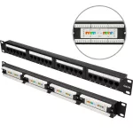 Extralink CAT5E UTP | Patchpanel | 24 porty