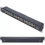 Extralink 12 Portowy | Gigabit PoE Injector | 12x 1000Mb/s RJ45, Obudowa Rack