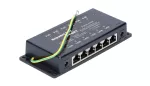 Extralink 6 Portowy | Gigabit PoE Injector | 6x 1000Mb/s RJ45