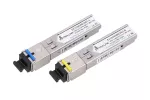 Extralink SFP 1.25G | Moduł SFP WDM | 1,25Gbps, 1310/1550nm, single mode, 3km, SC, DOM, para