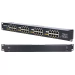 Extralink 16 Portowy | Gigabit PoE Injector | 16x 1000Mb/s RJ45, Obudowa Rack